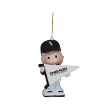 Chicago White Sox My Team's A Home Run Girl Baseball Precious Moments Ornament