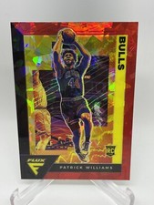 Patrick Williams 2020-21 Flux Basketball Red Cracked Ice Prizm Rookie Card RC