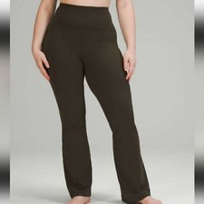 Lululemon Groove Super-High-Rise Flared Pant NuluDark Olive First Release 