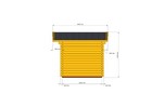 Gartensauna CEDRUS 330x300cm, 44mm aus Fichtenholz