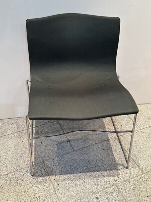 Design Stuhl der Marke Walter Knoll, dunkelgrau, guter Zustand