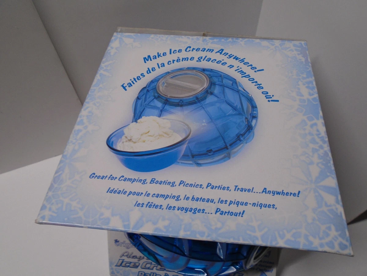 The ORIGINAL Play and Freeze ICE CREAM MAKER BALL Blue - 1 Pint