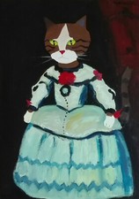 Cat, Diego Velasquez, 16x14in, cats