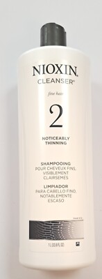 NIOXIN System 2Cleanser Shampoo, Fine Hair - 33.8 Oz