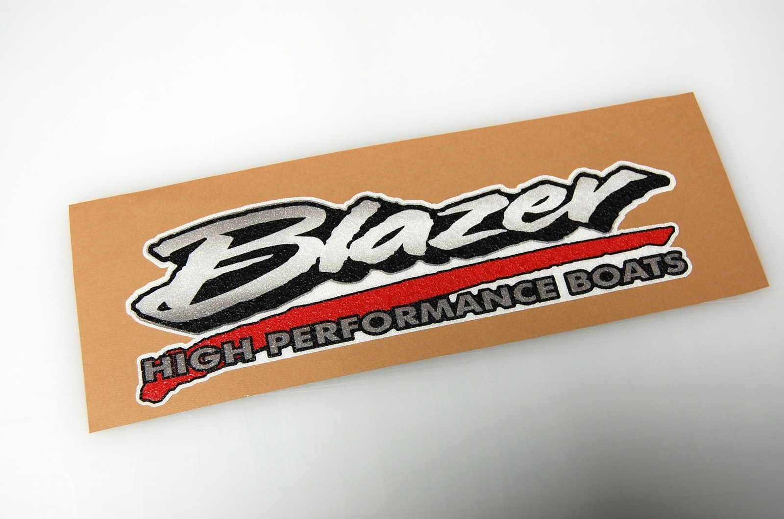 Blazer Boats Bass Boat Carpet Graphic Decal Logo in Multiple Sizes-image