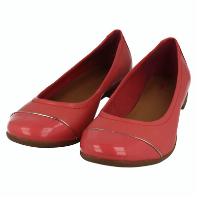 Ladies Clarks Slip On Casual Flat Shoe UK D Fit Ex Display ATOMIC HAZE  UK