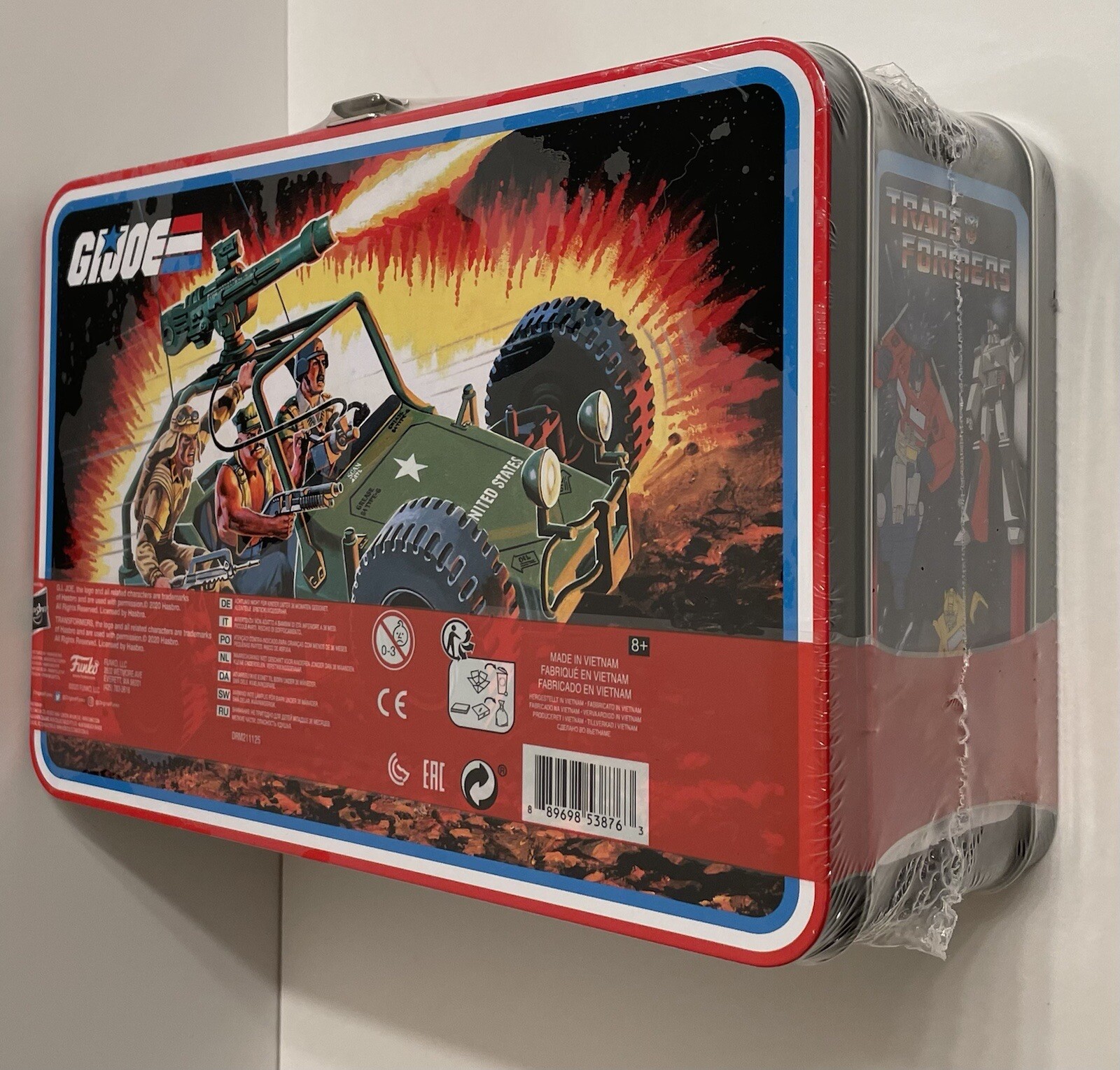 Funko POP! Lunch Box Transformers vs GI Joe GameStop Exclusive Sealed