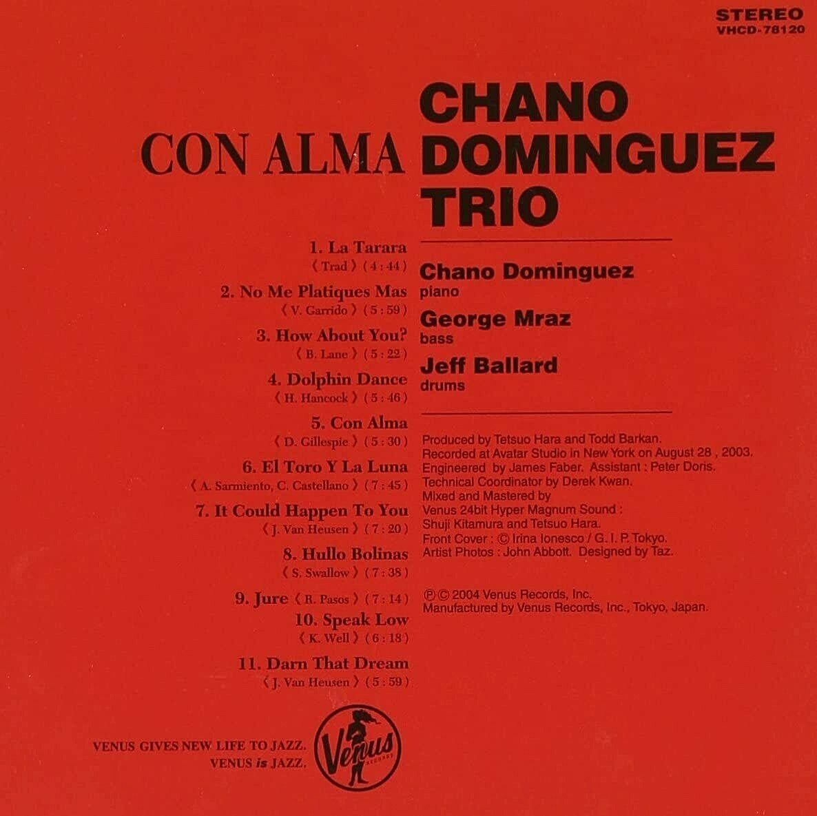 Chano Domínguez Trio Jazz SEALED CD 