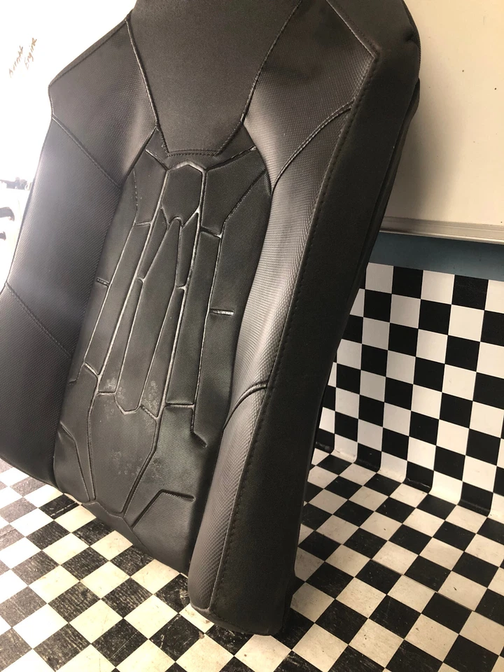 Polaris General 1000 2017-2018 OEM conjunto de respaldo de asiento negro y plateado Foto 4 de 4