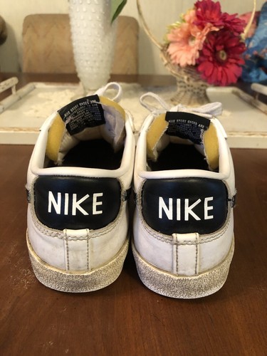 Nike Blazer Low 77’ Vintage Shoes White & Black Sport Sneakers Size 8.5 Vietnam - Picture 6 of 13
