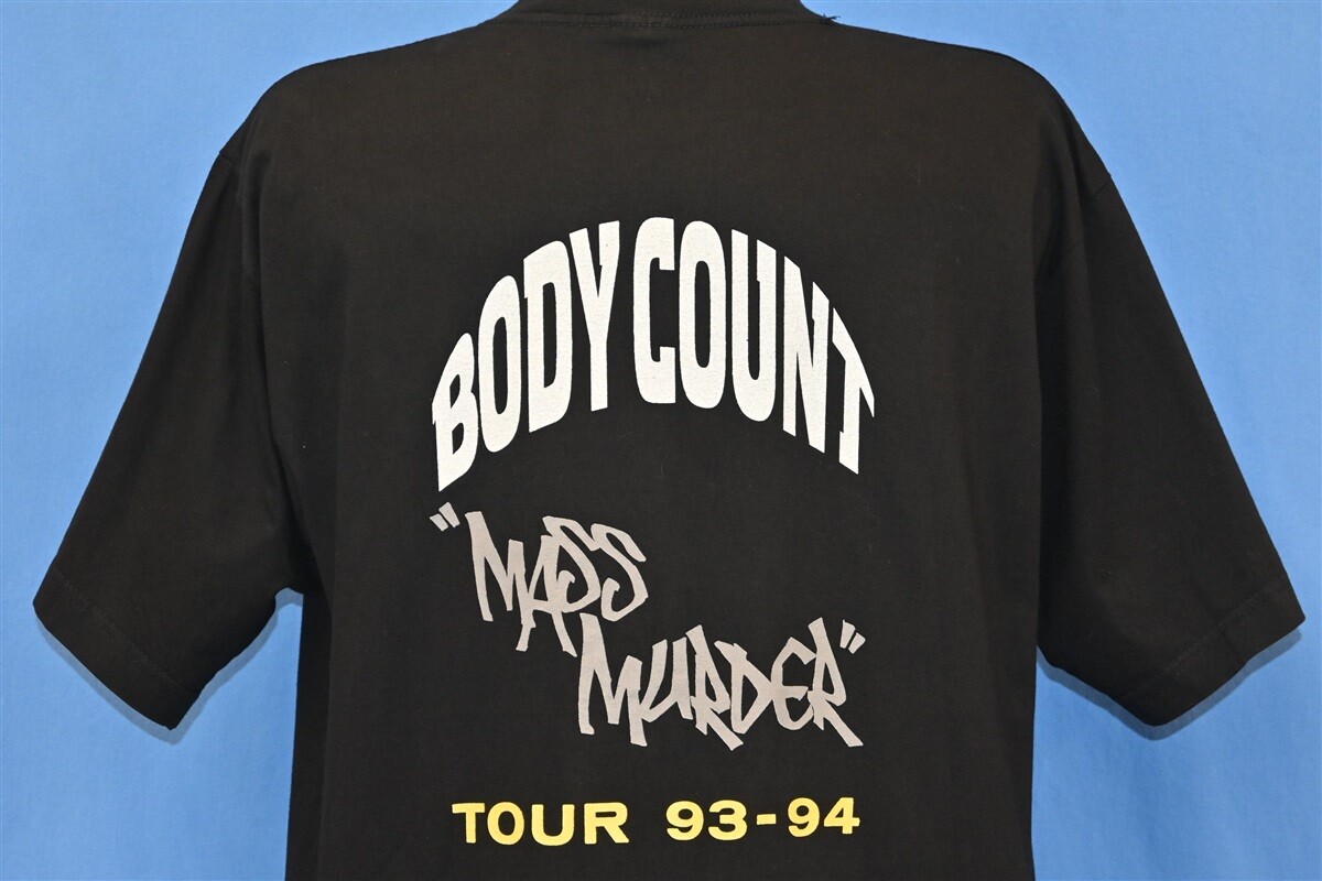 BODY COUNT バンドtシャツ 1992年 ビンテージ　ICE-T BODY COUNT バンドtシャツ 1992年 ビンテージICE-T