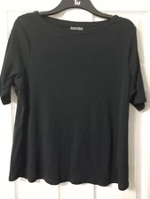 Box542 Ladies Top  Black Size 22 Marks  Spencer Little Faultx