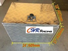 Aluminum PICKUP TRUCK TRUNK TOOL BOX TRAILER Under body bed Storage 24"X17"X18"