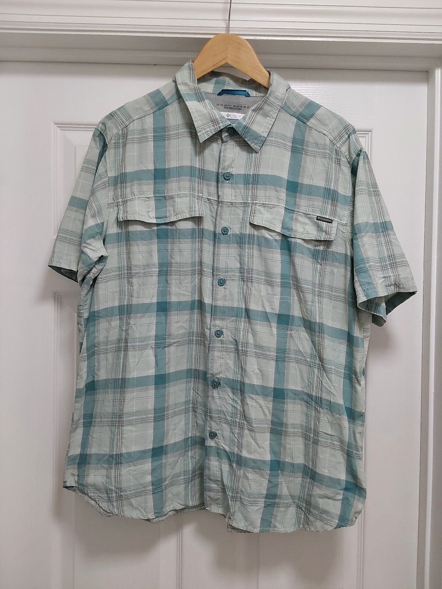 Short Sleeve Columbia Plaid Fishing Shirts Columbia Shirt Mens