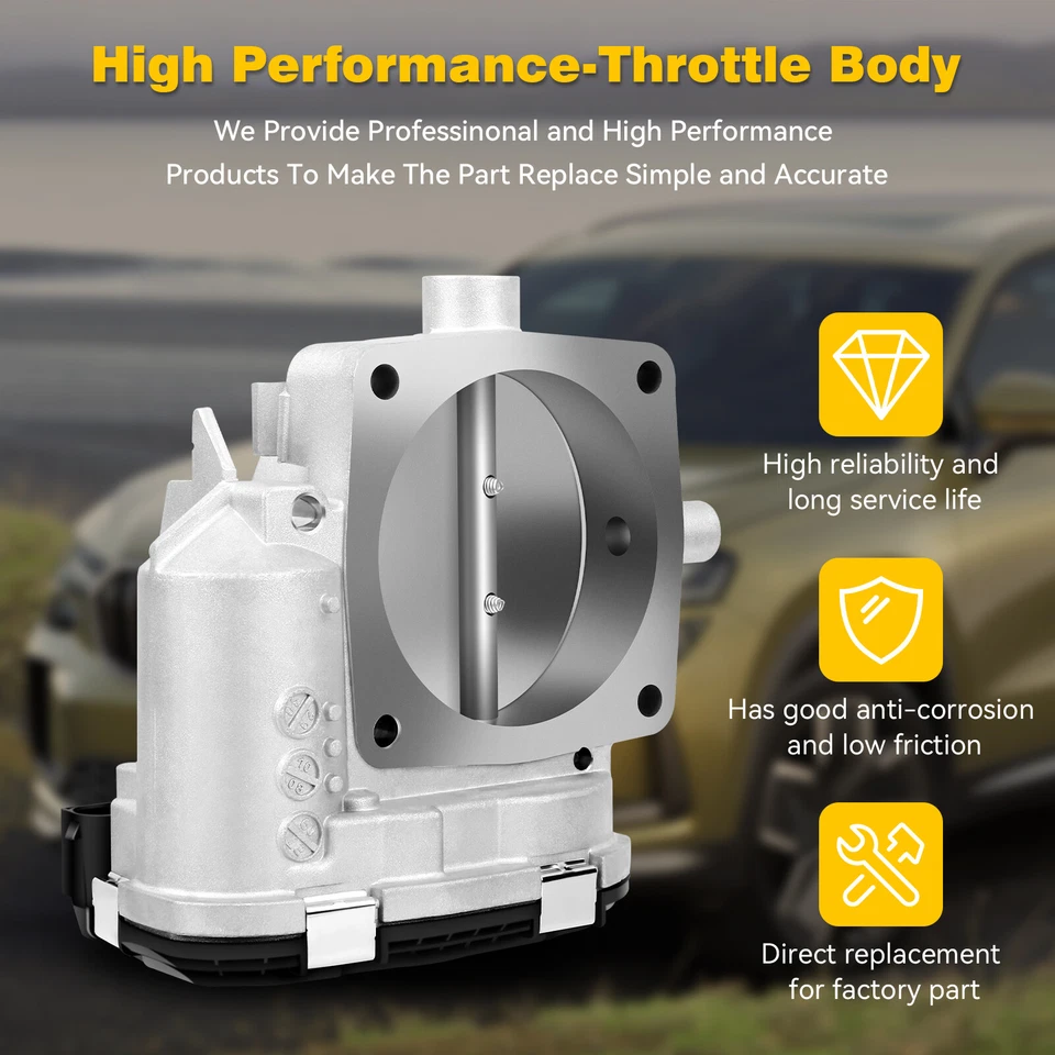 Cuerpo del acelerador AMG para Mercedes-Benz CL500 C230 C280 C300 S500 CLK350 CLK55 E55 Foto 2 de 4