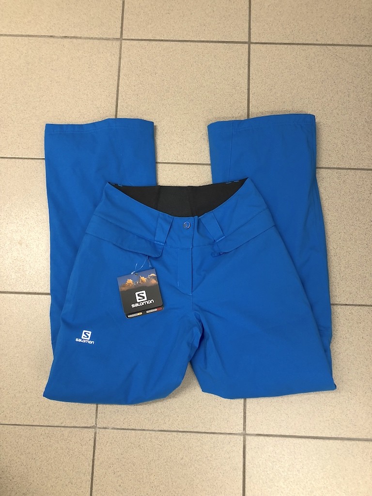 Salomon Enduro Pant W XS pantaloni da sci pantaloni da snowboard donna blu metile L37709800