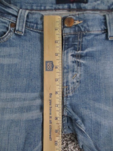 Levis 504 Tilted Jeans Womens 11L Blue Denim Straight Mid Rise Medium Wash 33x32 - Picture 13 of 16