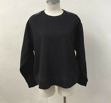 Obey Women's Crew Sweatshirt Lockport Black Size S NWT Shepard Fairey