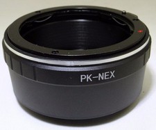 Pentax Lens adapter PK M KR A mount to Sony E Camera ILCE  6000  6100  6400 6500