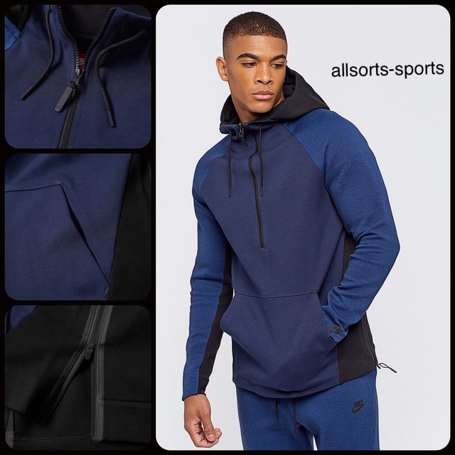 nike tech half zip hoodie