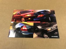 Vintage 1998 Hyundai Automobiles Dealership Salesman Brochure Booklet