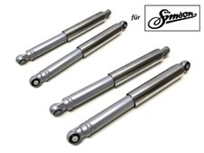 Sto&szlig;d&auml;mpfer Set Vorne + Hinten Grau Simson Schwalbe KR51 Star Sperber Habicht