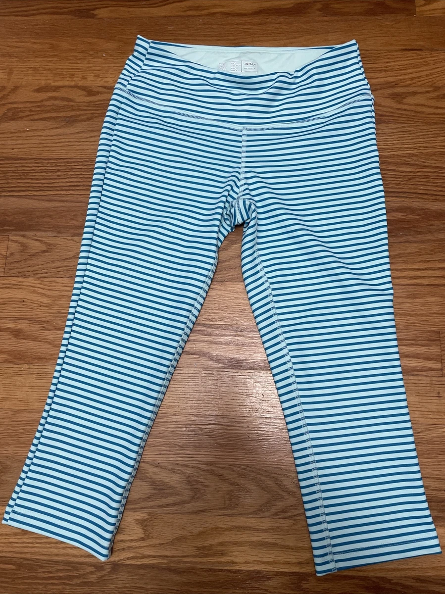 New Balance Activewear Capri Women’s Yoga Pants Striped Size Medium NB Dry