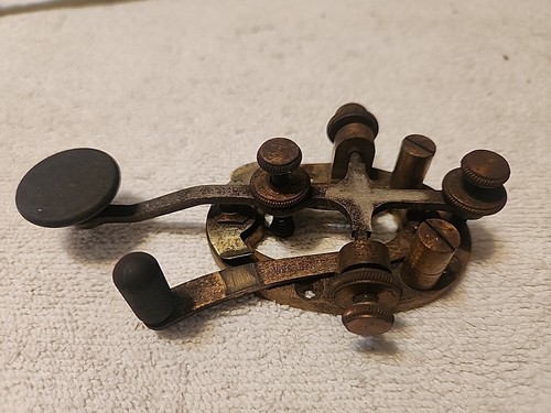 Antique Western Electric Telegraph Key- - Zdjęcie 13 z 13
