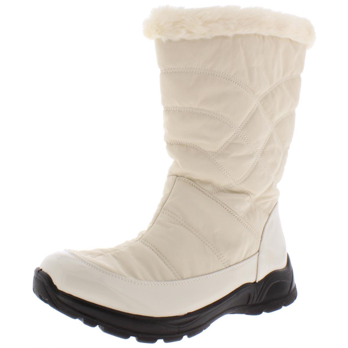 Легкие уличные женские зимние ботинки Cuddle цвета слоновой кости Shoes 7 Medium (B,M) BHFO 5915