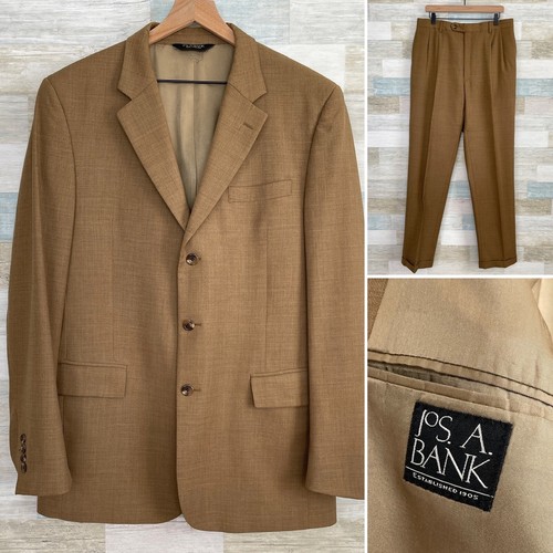 Button Pleated Mens 43L 43 Long 37x35 