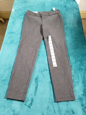 Old Navy Pants Womens Gray Dress Sz 2 Ladies Hook & Eye Career Work Pixie NWT