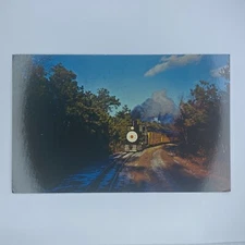 Edaville Railroad Train #7 Chrome Postcard DB UNP Peacedale South Carver MA