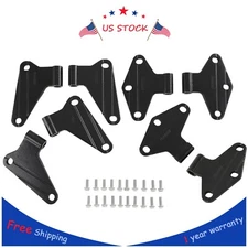 Body Hinge Set Heavy-duty Mount Bracket For 2007-2018 Jeep Wrangler JK 4 Door