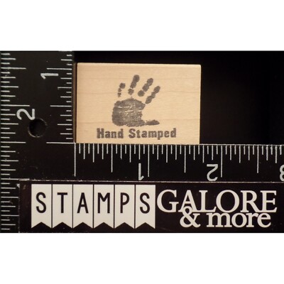 Double D Rubber Stamps HAND STAMPED PRINT #1816