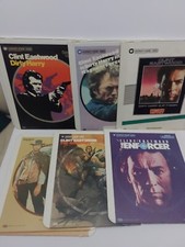 Clint Eastwood Collection CED Video Disc Movies Rare/Hard to Find Vintage