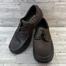 Skechers 64114 Men's Expected Gembel Relax Fit Oxford Brown