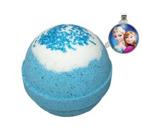 Frozen Bubble Bath Bomb With Surprise Necklace Inside - In Gift Box - Big Blu... on sale Frozen Bubble Bath Bomb With Surprise Necklace Inside - In Gift Box - Big Blu... on sale