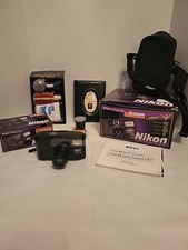 Nikon One Touch Zoom Camera Outfit Comes With New Case Cleaning Kit Photo Album