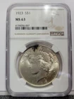 1923  $1 NGC MS63   4196056-007