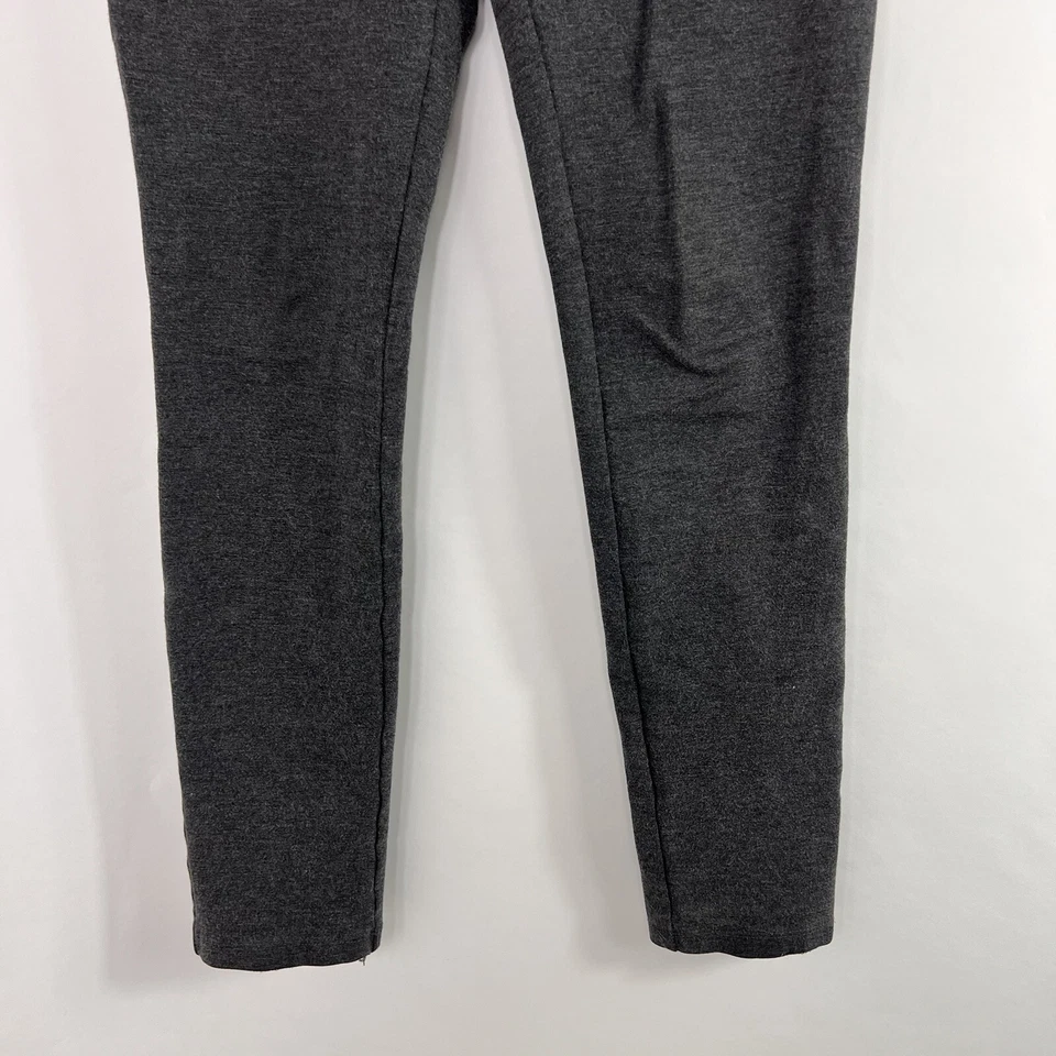 Leggings Liz Claiborne Studio para mujer gris medio elásticos tiro medio Foto 3 de 4