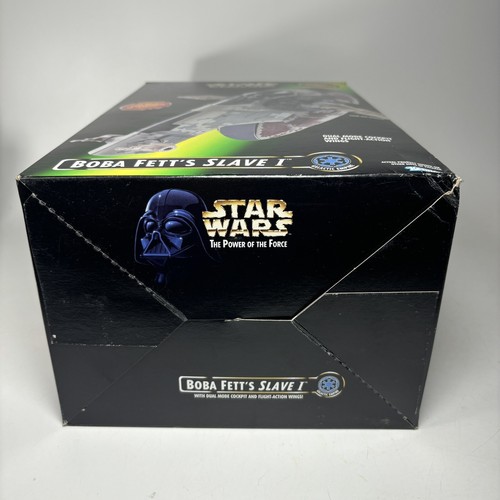 Star Wars POTF 1996 BOBA FETT'S SLAVE 1 El Poder de la Fuerza ~ ¡100% COMPLETO! - Imagen 16 de 16