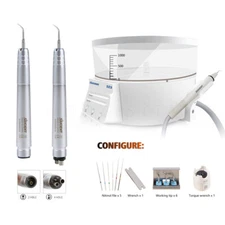  Ultrasonic Piezo Scaler fit EMS WOODPECKER /Air Scaler Handpiece 2/4 Hole