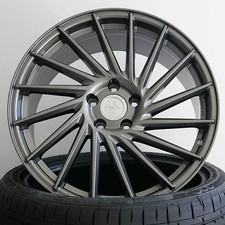 4x 19" 8,5x19 ET45 Keskin KT17 PP Grau Alufelgen für VW Jetta Typ 16, 16H