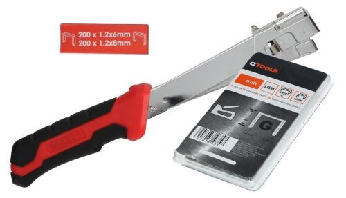 Hammertacker Inkl 1400 Tackerklammer Typ G 6 8 10 Mm Handtacker Schlagtacker-image