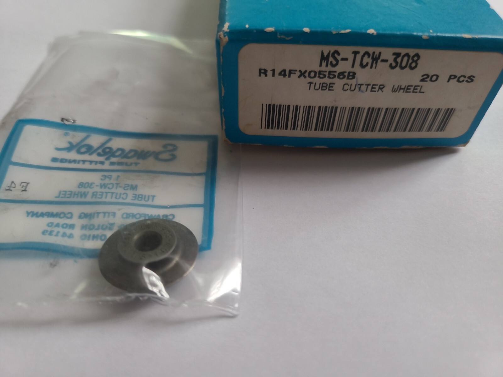 GENUINE SWAGELOK MS-TCW-308 TUBE CUTTER WHEEL | eBay