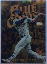 ALEX BREGMAN HOUSTON ASTROS TOPPS FINEST 2019 BLUE CHIPS GOLD 15/50 CARD #FBC-AB