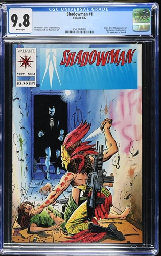 Shadowman 1 CGC 9.8 Valiant 1992 Jim Shooter Comic Book 1st Shadowman & Samedi
