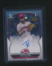 TREY FALTINE 2023 BOWMAN CHROME 1ST RC AUTO #CPA-TF