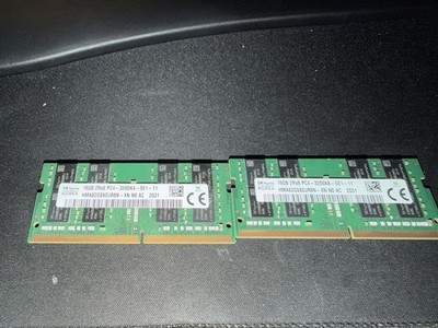 SK hynix 32GB (2x16GB) DDR4 3200MHz Laptop RAM PC4-3200AA 260-Pin SODIMM