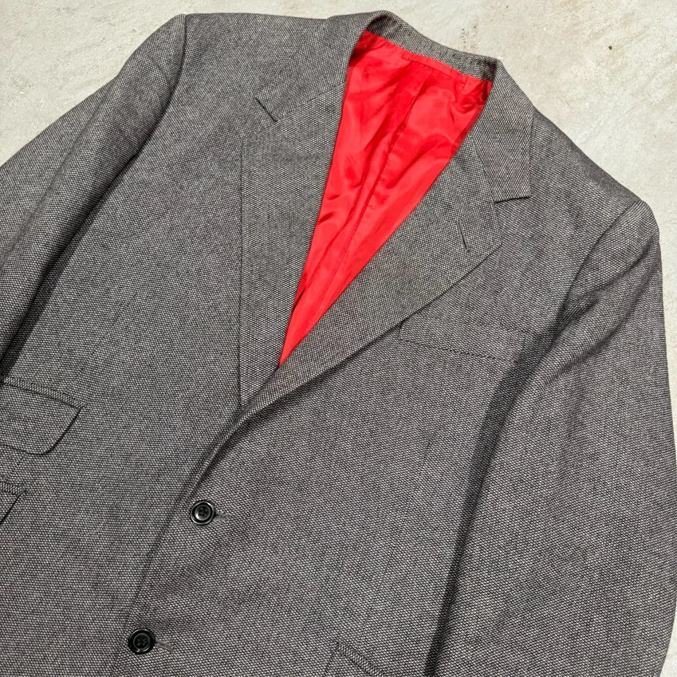 Bespoke Richard Anderson Savile Row Blazer Wool Cashmere Sport Coat Grey 42S - Image 3 of 4